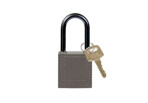 Nylon compact safety padlock grey 814133 