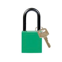 Nylon compact safety padlock green 814128