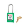 Safety padlock green S33GRN