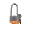 Brady Laminated steel safety padlock orange 814109