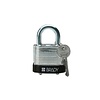 Laminated steel safety padlock black 8140087