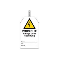 Safety tags German