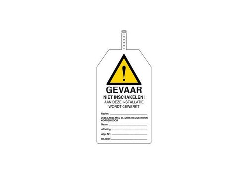 Safety tags Dutch 