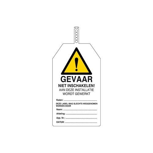 Safety tags Dutch 