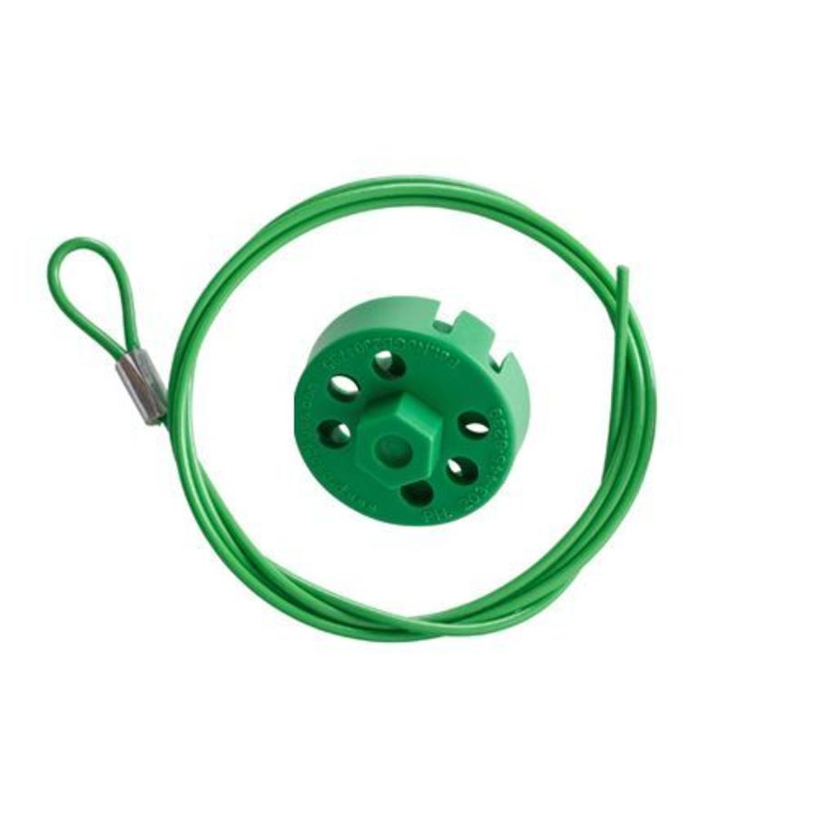Pro-lock cable lockout green