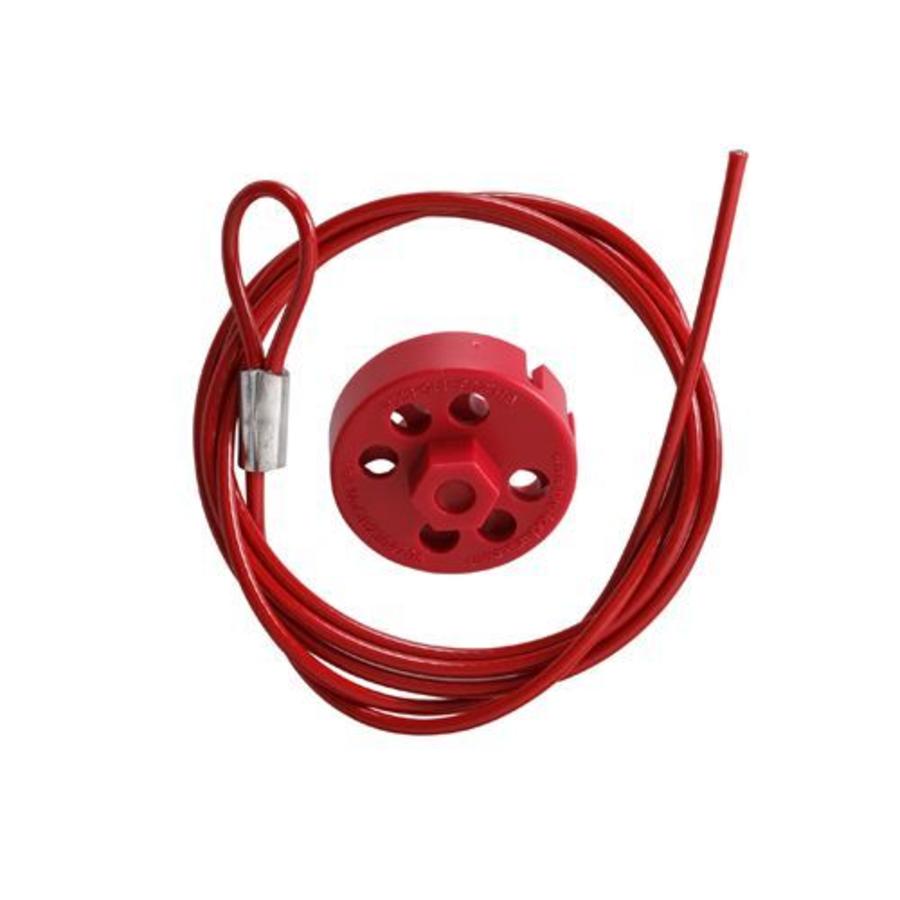 Pro-lock cable lockout red