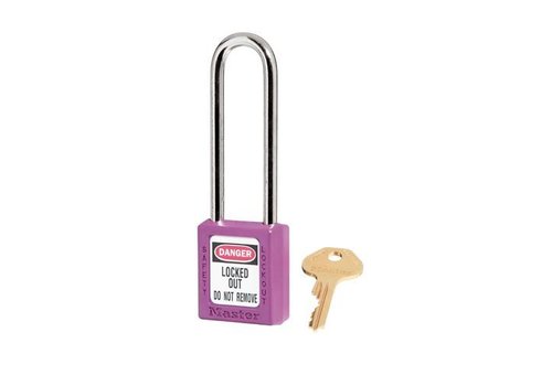 Safety padlock purple 410LTPRP 