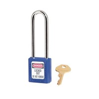 Safety padlock blu 410LTBLU