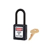 Safety padlock black 406BLK