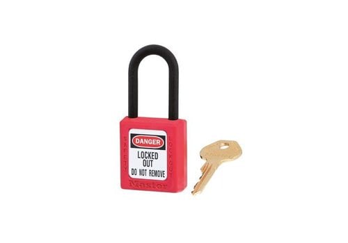 Safety padlock red 406RED 