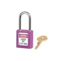 Safety padlock purple 410PRP, 410KAPRP