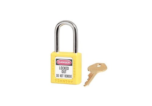 Zenex safety padlock yellow 410YLW 