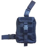 Wick IFAK – 3-way tactical thigh bag black EMPTY