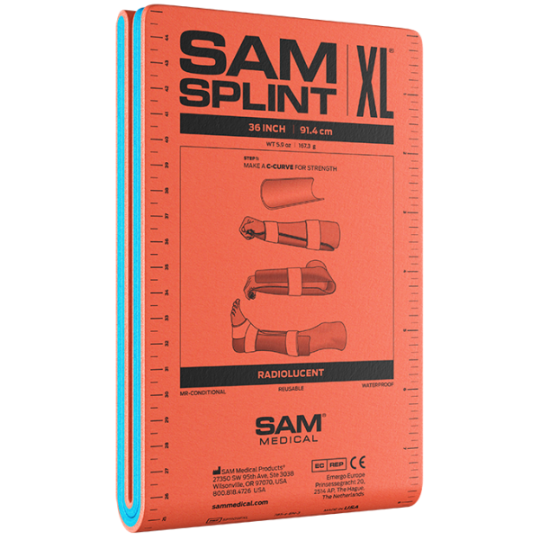 SAM Medical SAM Splint 36 inch Charcoal