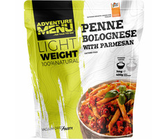 Adventure Menu Penne Bolognese with parmezan