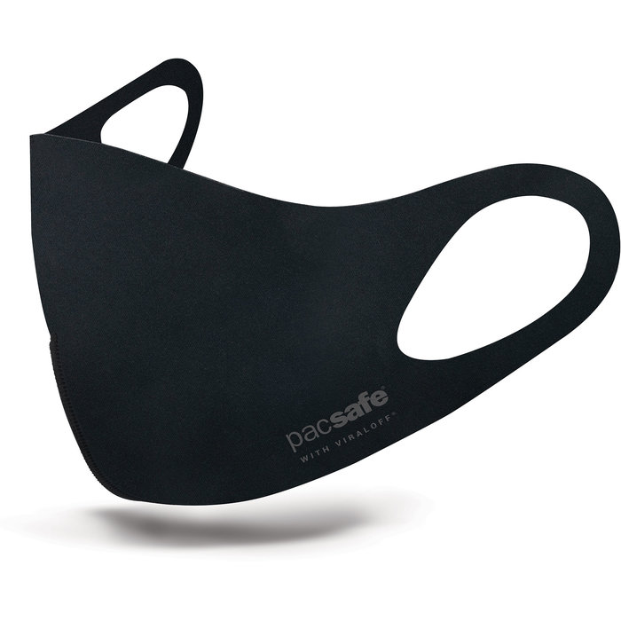 Pacsafe Viraloff facemask in black or alo grey