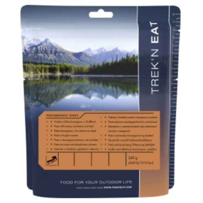 Trek'n Eat Pasta in creamy mushrooms + beef PS1000+