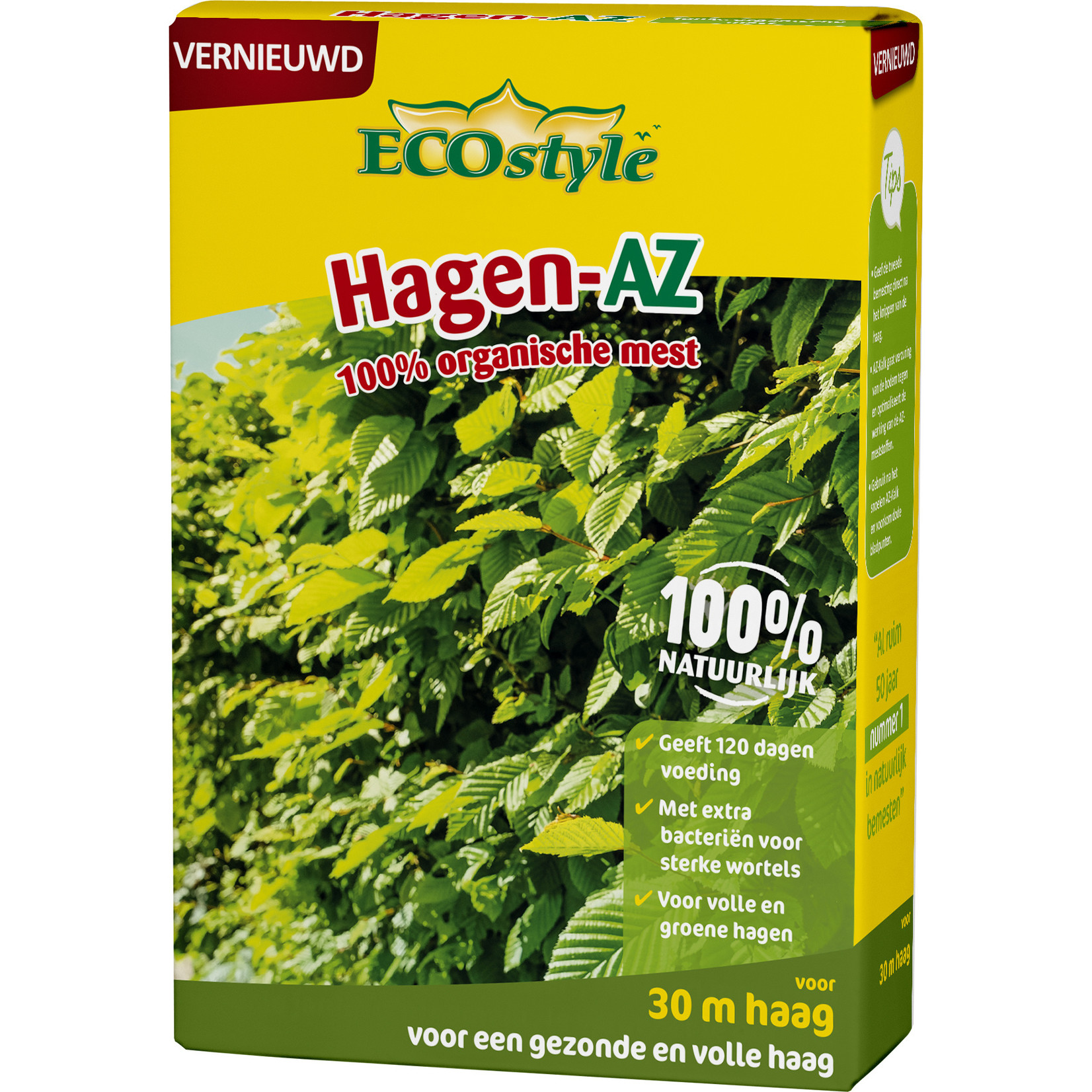 ECOstyle Hagen-AZ meststof 1,6 kg (voor ca. 30 meter haag)