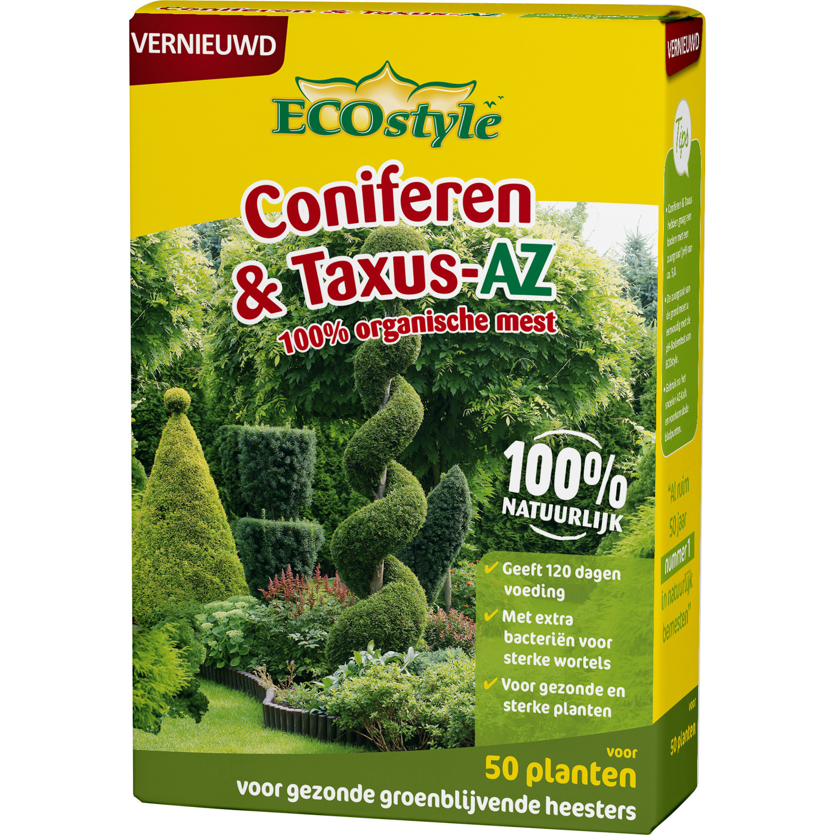 ECOstyle Coniferen & Taxus-AZ 1,6 kg meststof  (voor ca. 50 planten)