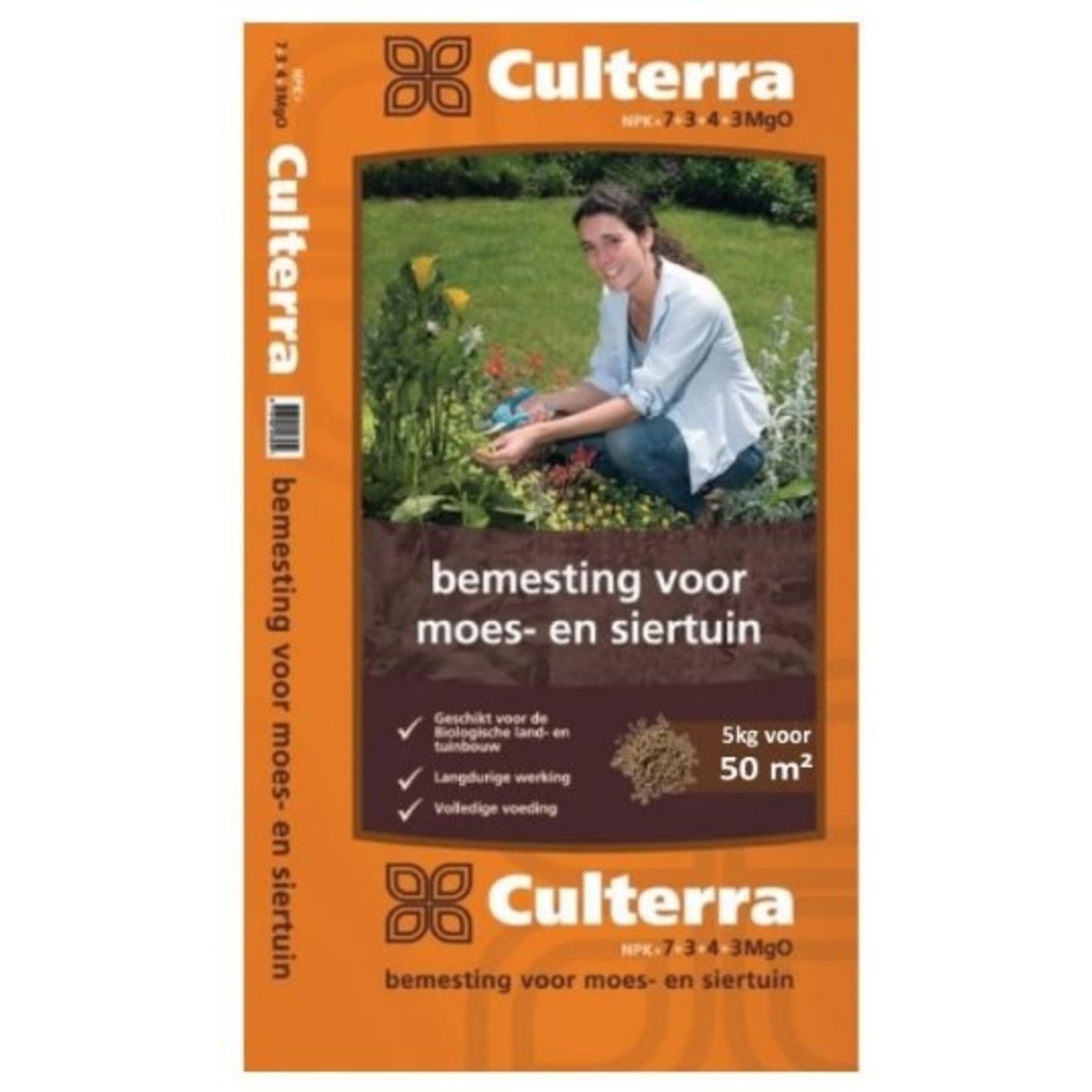 Culterra Oranje 7+3+4 (biologisch) 5 kg (voor ca. 50 m²)