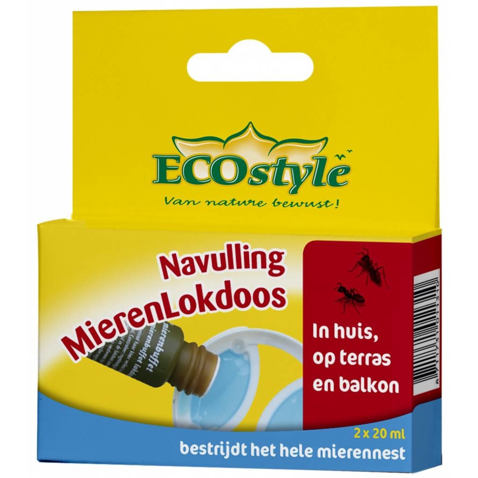 ECOstyle Navulling MierenLokdoos 2 x 20 ml