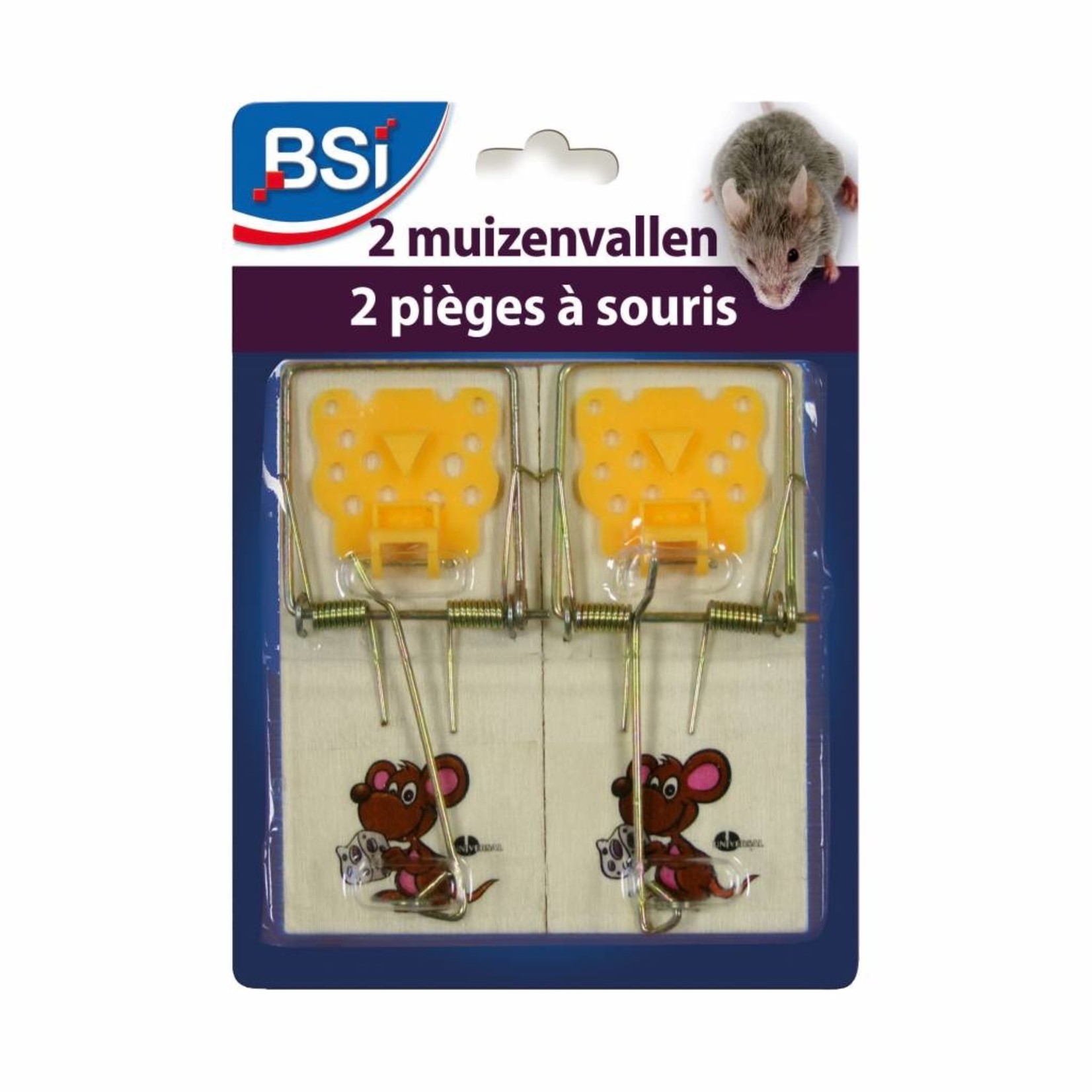 BSi Klassieke muizenvallen 2 stuks