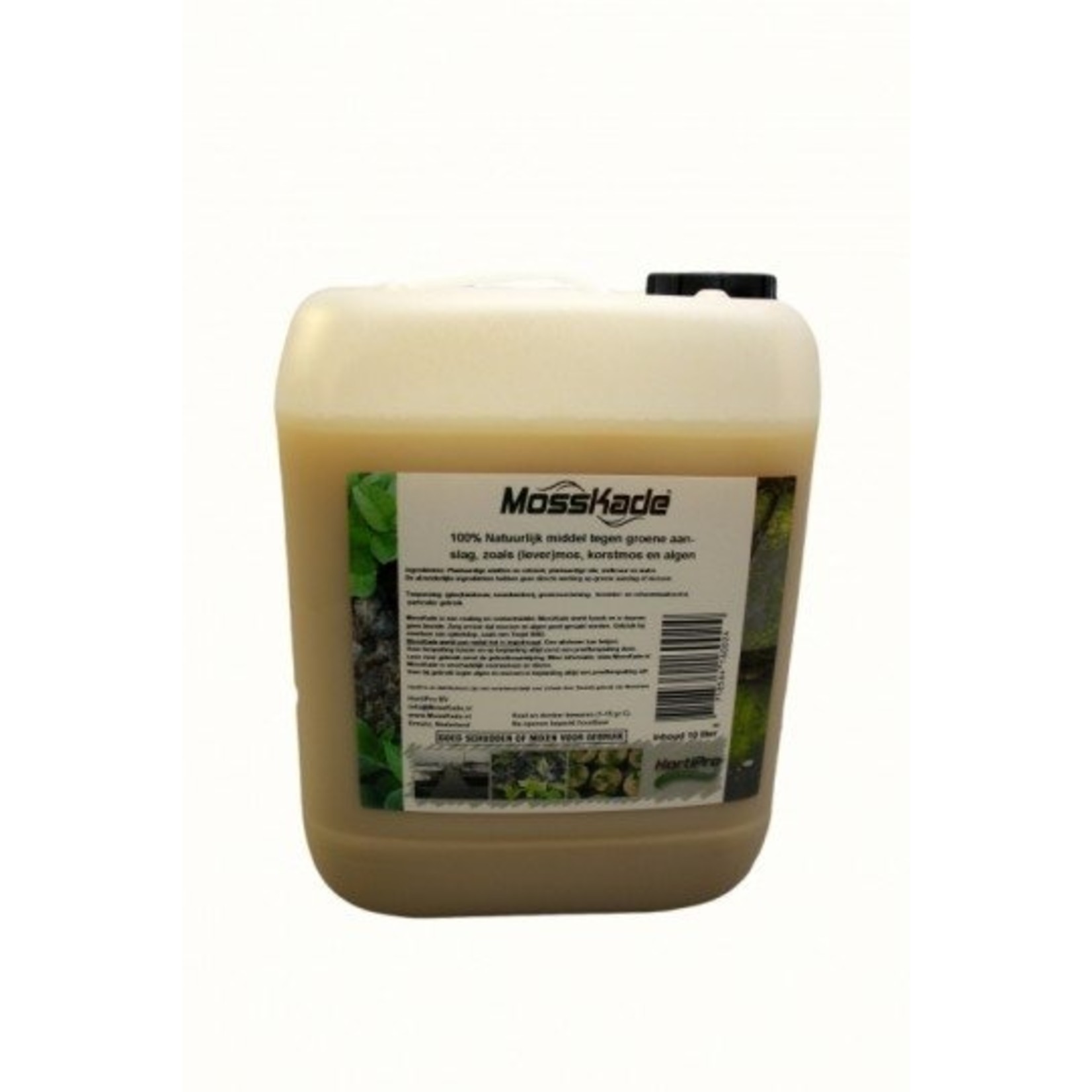 HortiPro MossKade 20 liter (concentraat) tegen levermos, mos (ook in het gazon), korstmos en algen