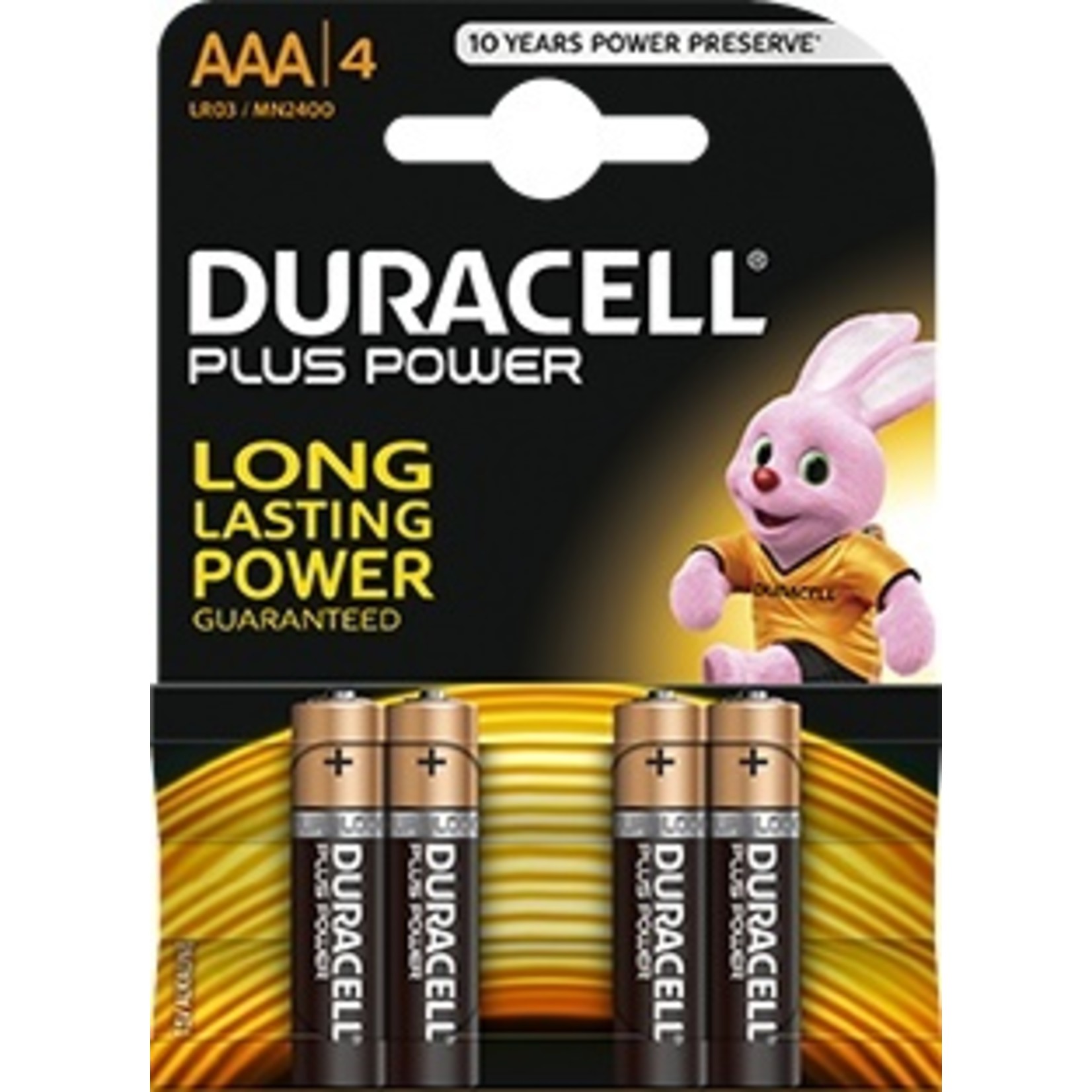 Duracell Batterijen type AAA (4 stuks)