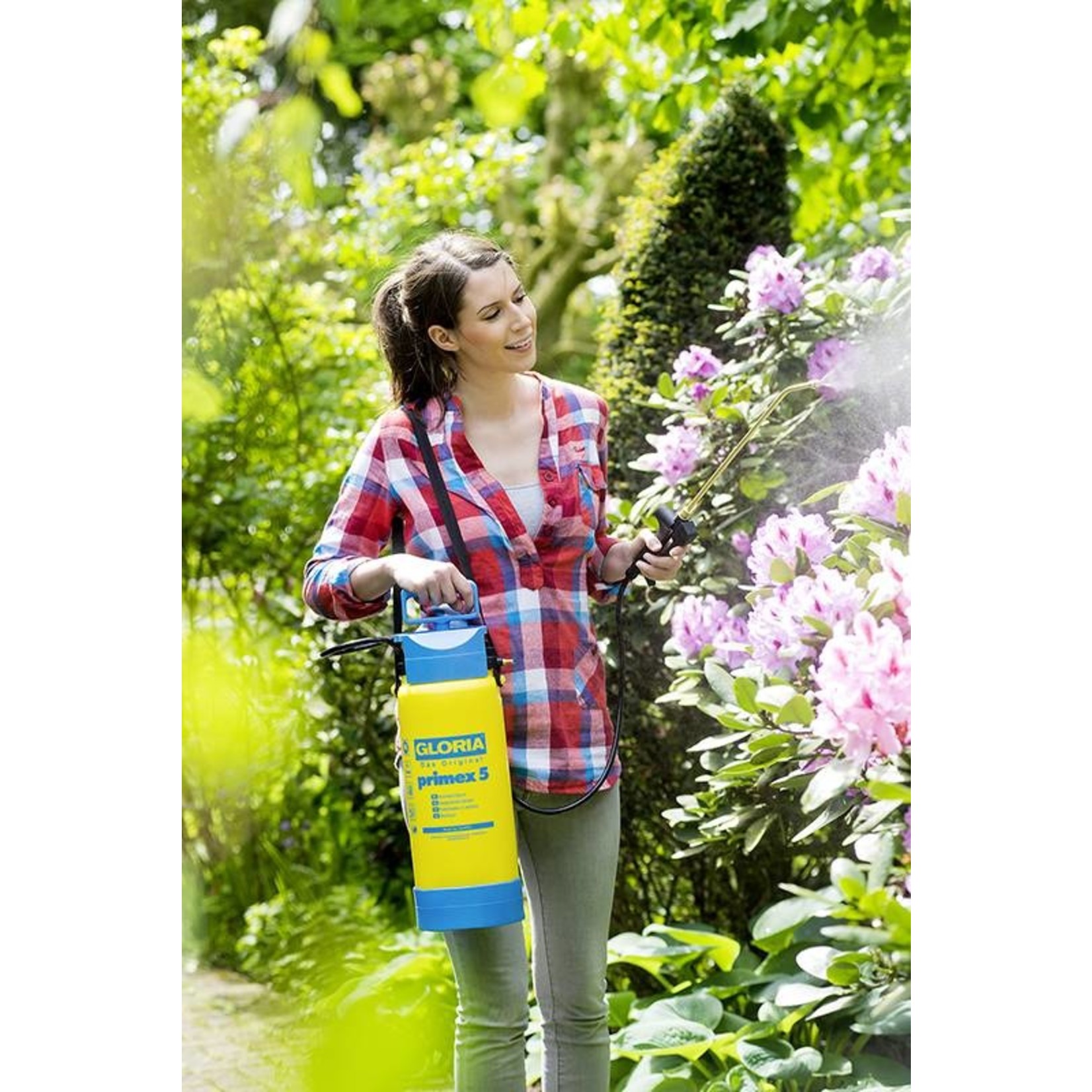 Gloria Drukspuit Primex 5 (5 liter) met voetring en verlenglans