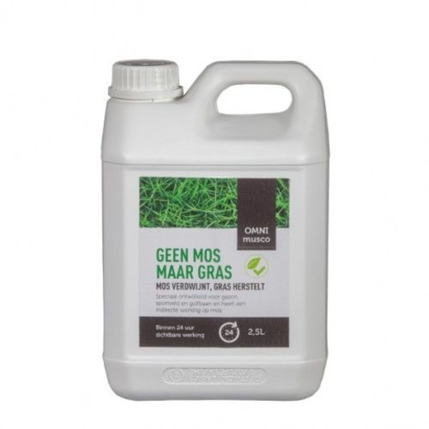 Omni Musco 2,5 liter (concentraat) tegen mos in gazons