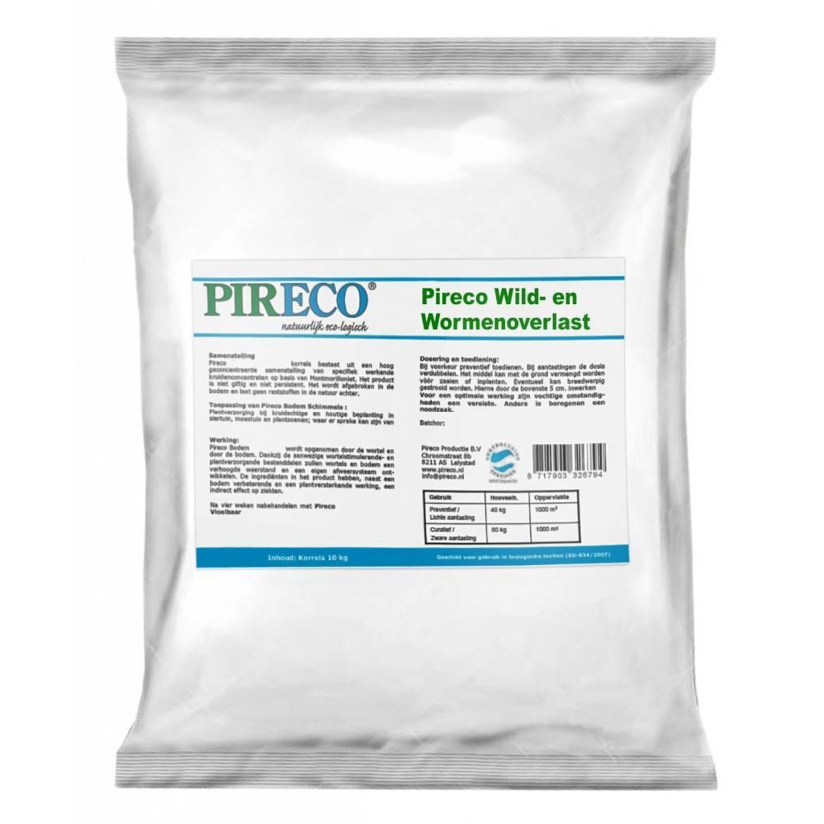 Pireco Wild- en Wormenoverlast Korrels 10 kg