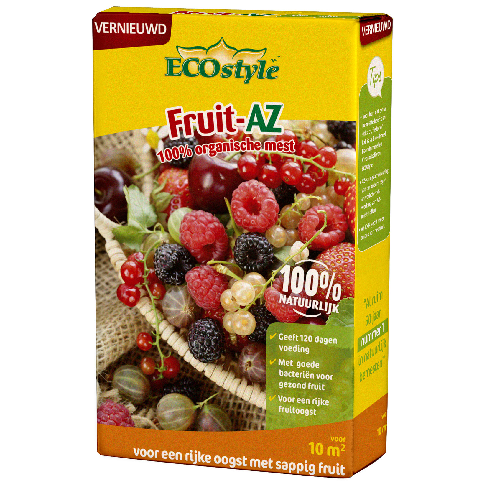 ECOstyle Fruit-AZ meststof 800 gram (10 m²)