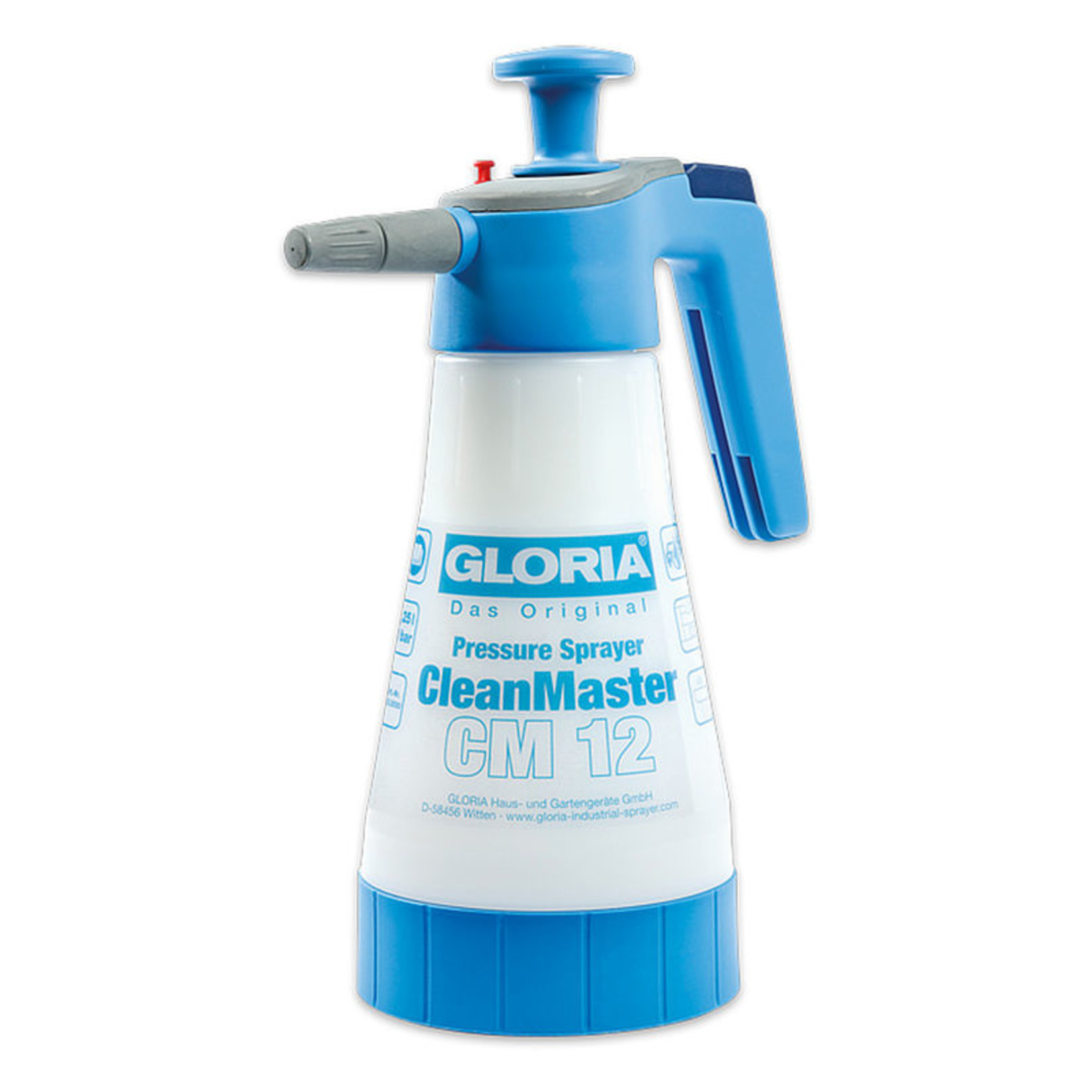 Gloria Reiniging CleanMaster CM12 Zuurbestendige EPDM Drukspuit (1¼ liter)