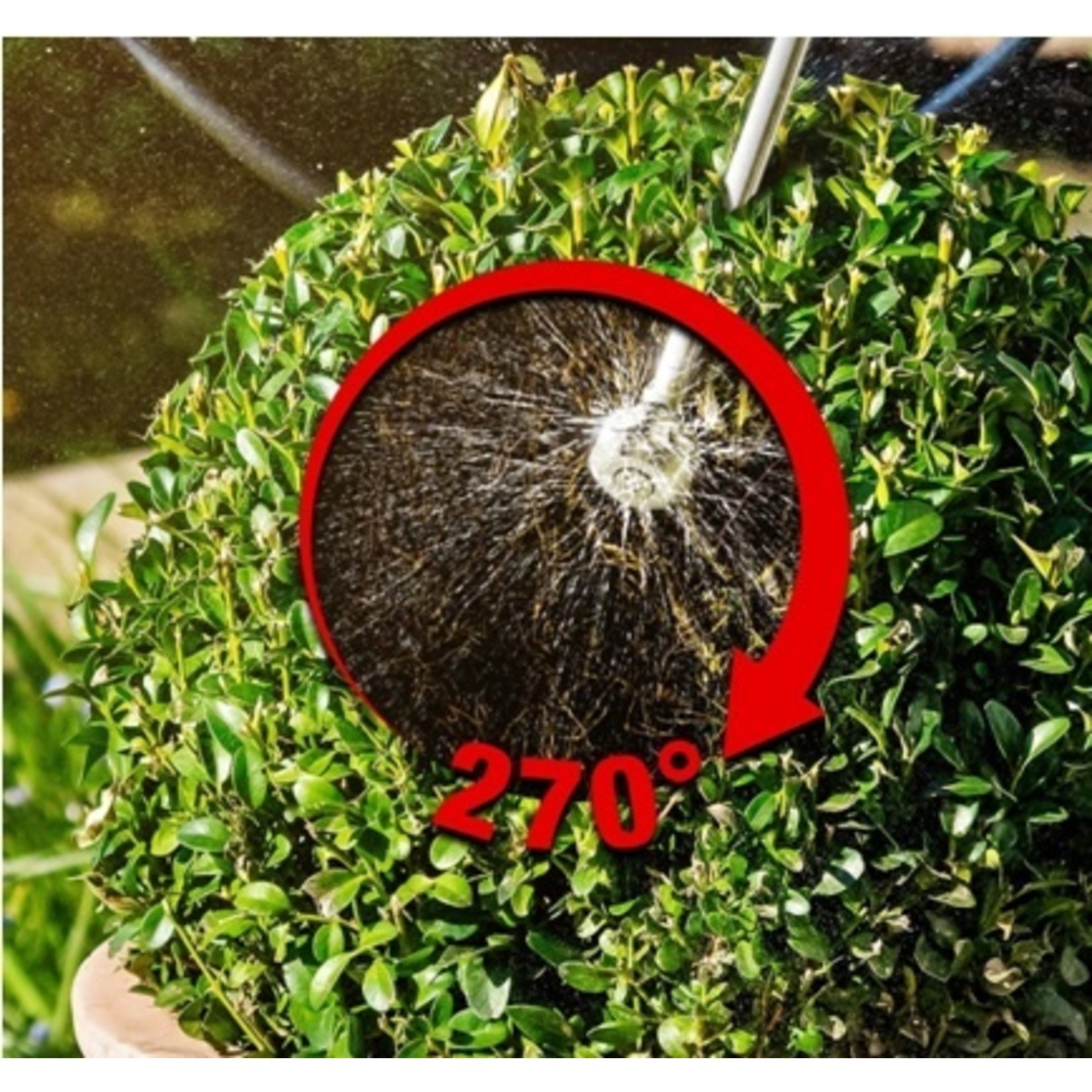 Gloria onderdelen Gewasbeschermings Set incl.  50 cm messing spuitstok en 270° sproeikop