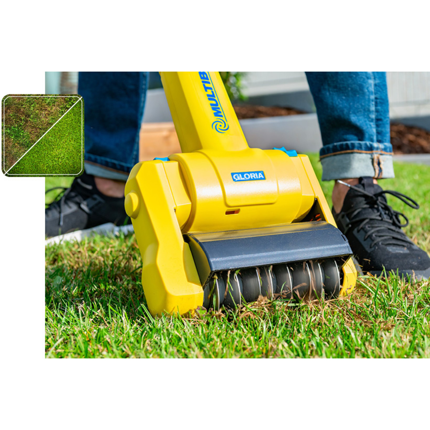 Gloria MultiBrush losse verticuteerwals voor het gazon (accessoire)