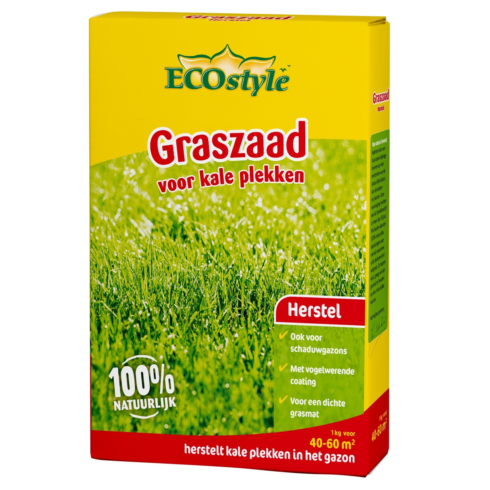 ECOstyle Graszaad Herstel 1 kg (40-60 m²) voor kale plekken