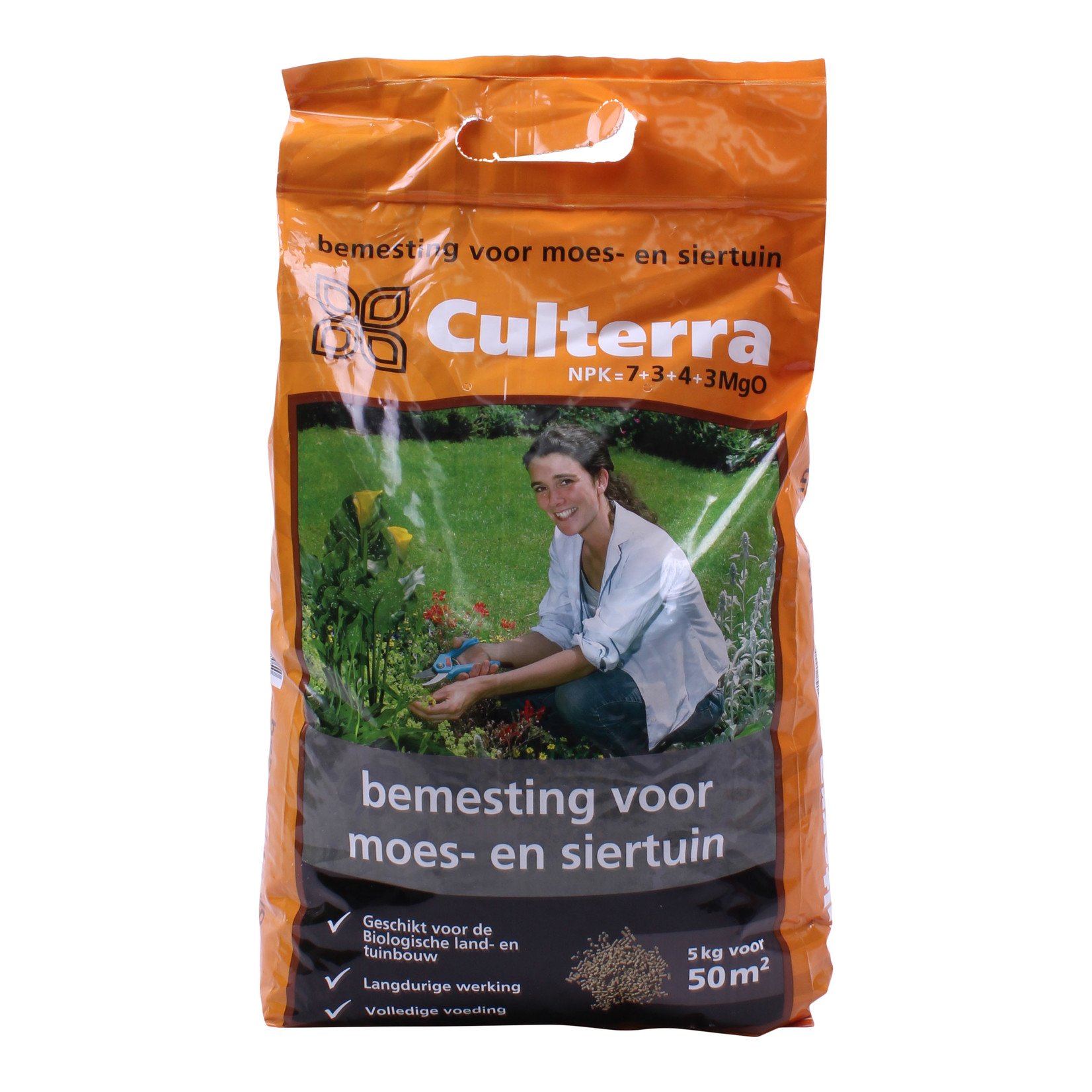 Culterra Oranje 7+3+4 (biologisch) 5 kg (voor ca. 50 m²)