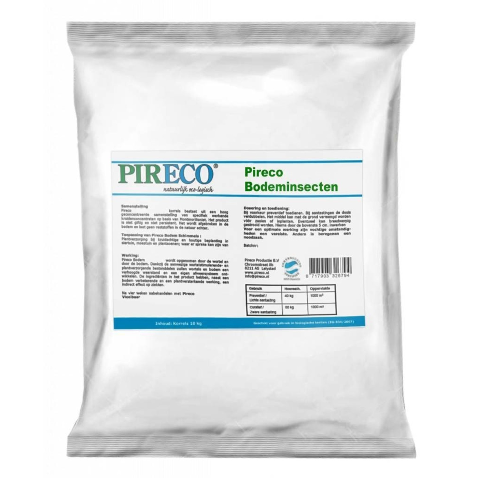 Pireco Bodeminsecten Korrels 20 kg