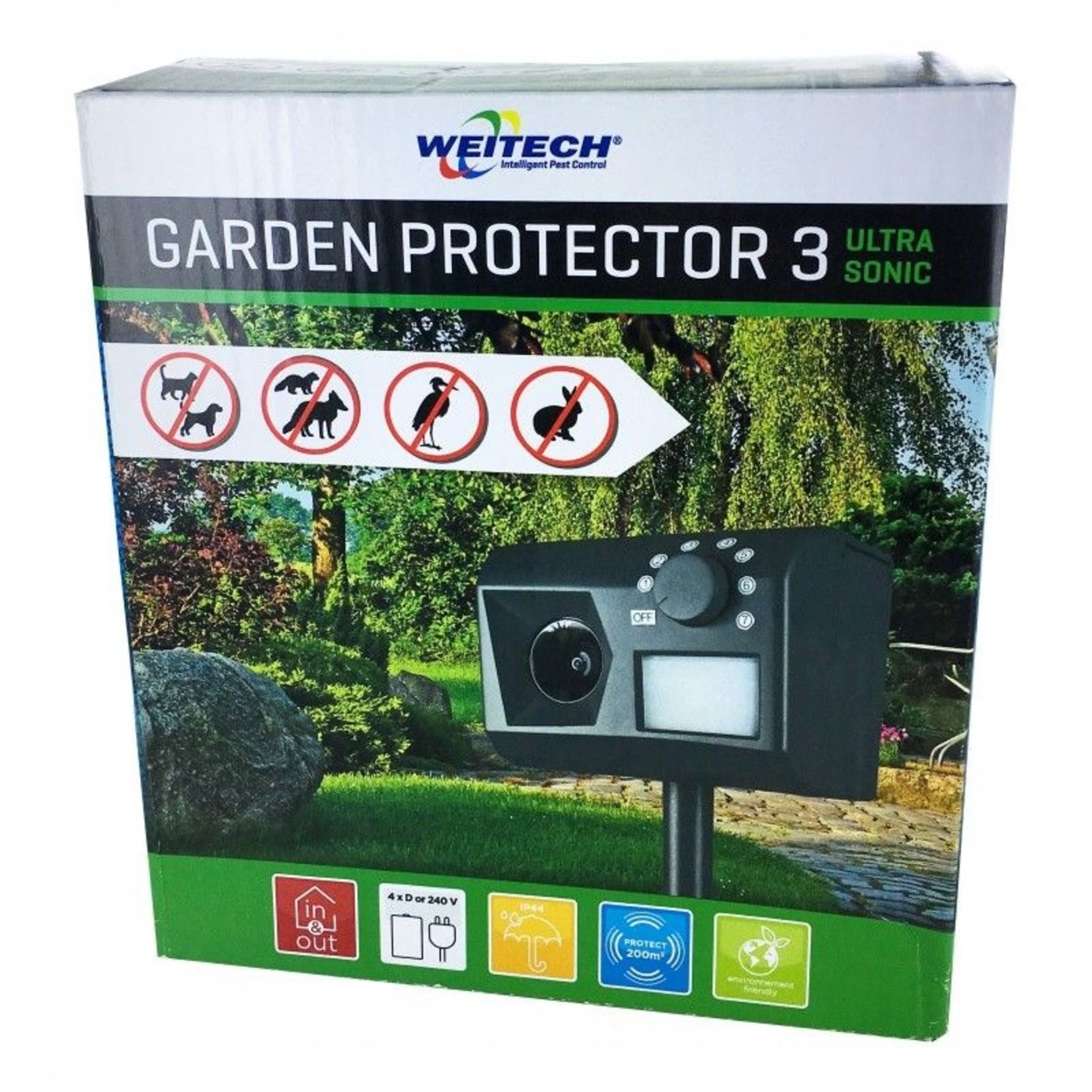 Weitech Garden Protector WK0055 Ultrasone ongedierte verjager