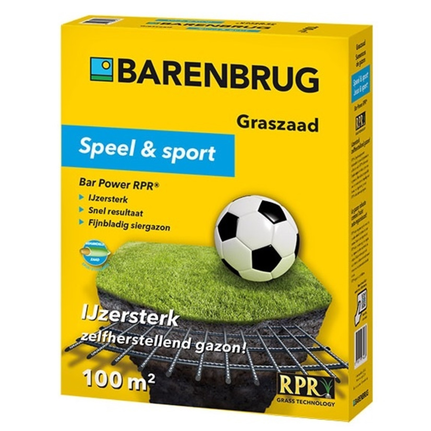 Barenbrug Speel en Sport graszaad 2 kg (100 m²)