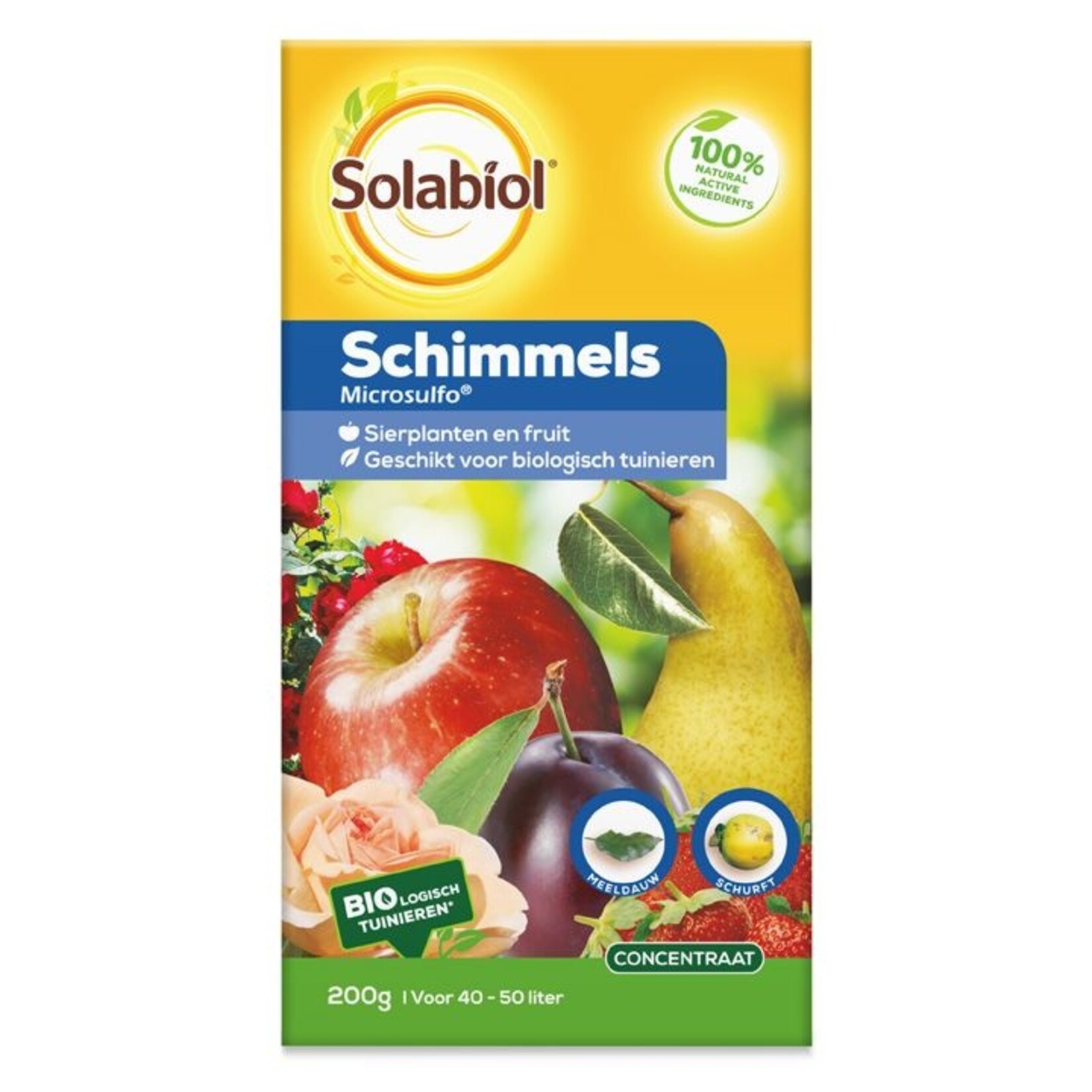 Solabiol Natria Microsulfo spuitzwavel 200 gram tegen schimmels op planten