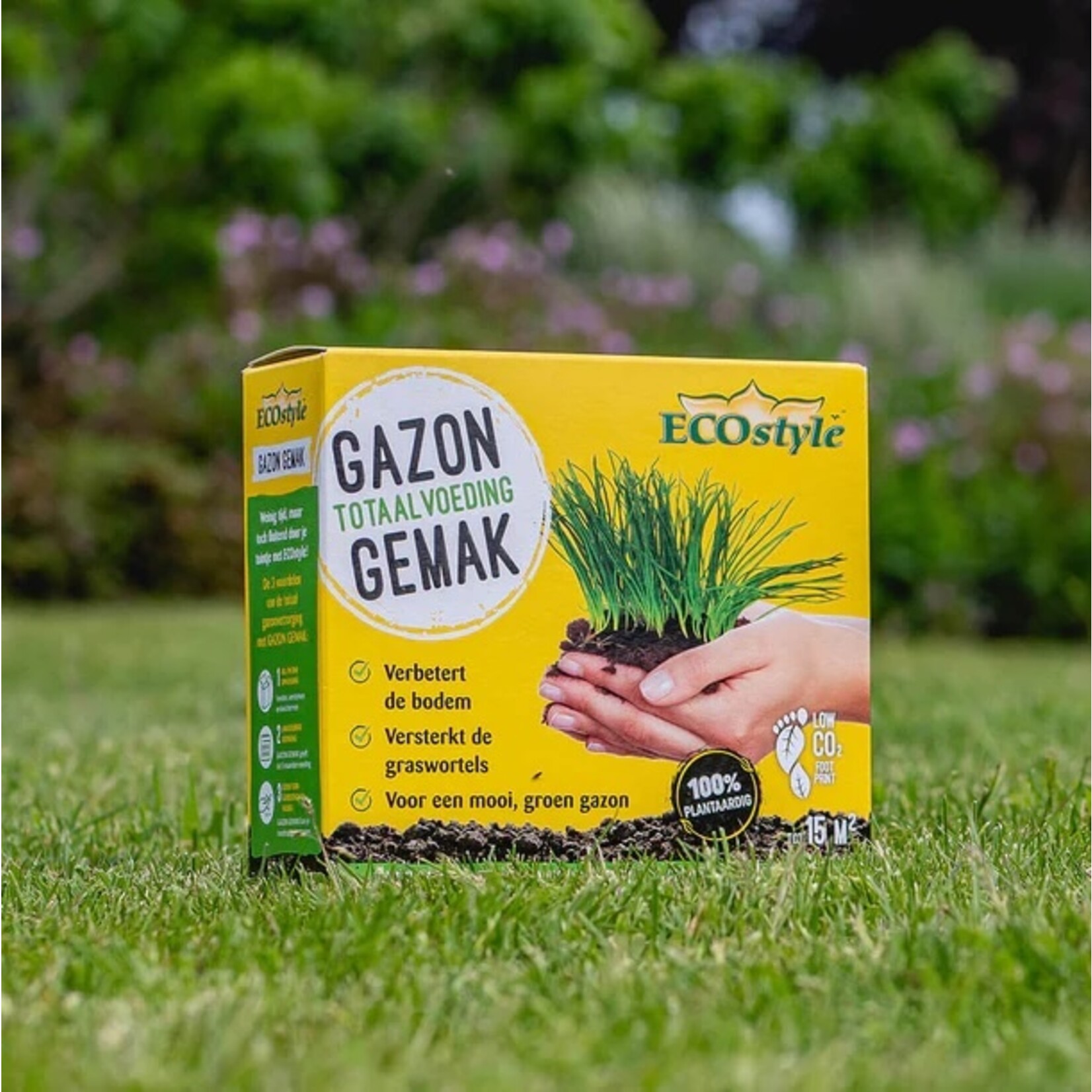 ECOstyle GazonGemak - vegan plantaardige gazonmest 750 gram (15 m²)