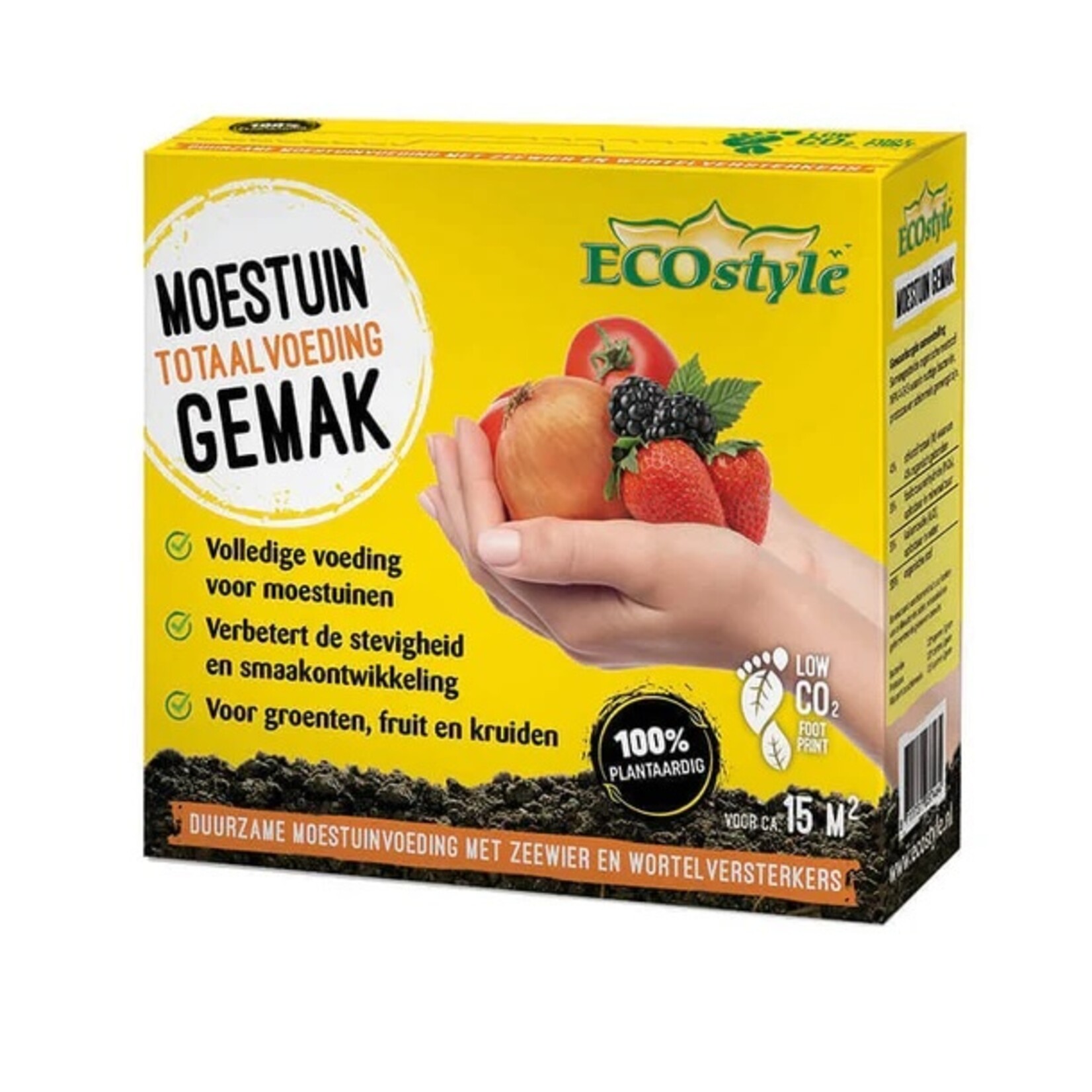 ECOstyle MoestuinGemak - vegan plantaardige moestuinmest 750 gram (15 m²)