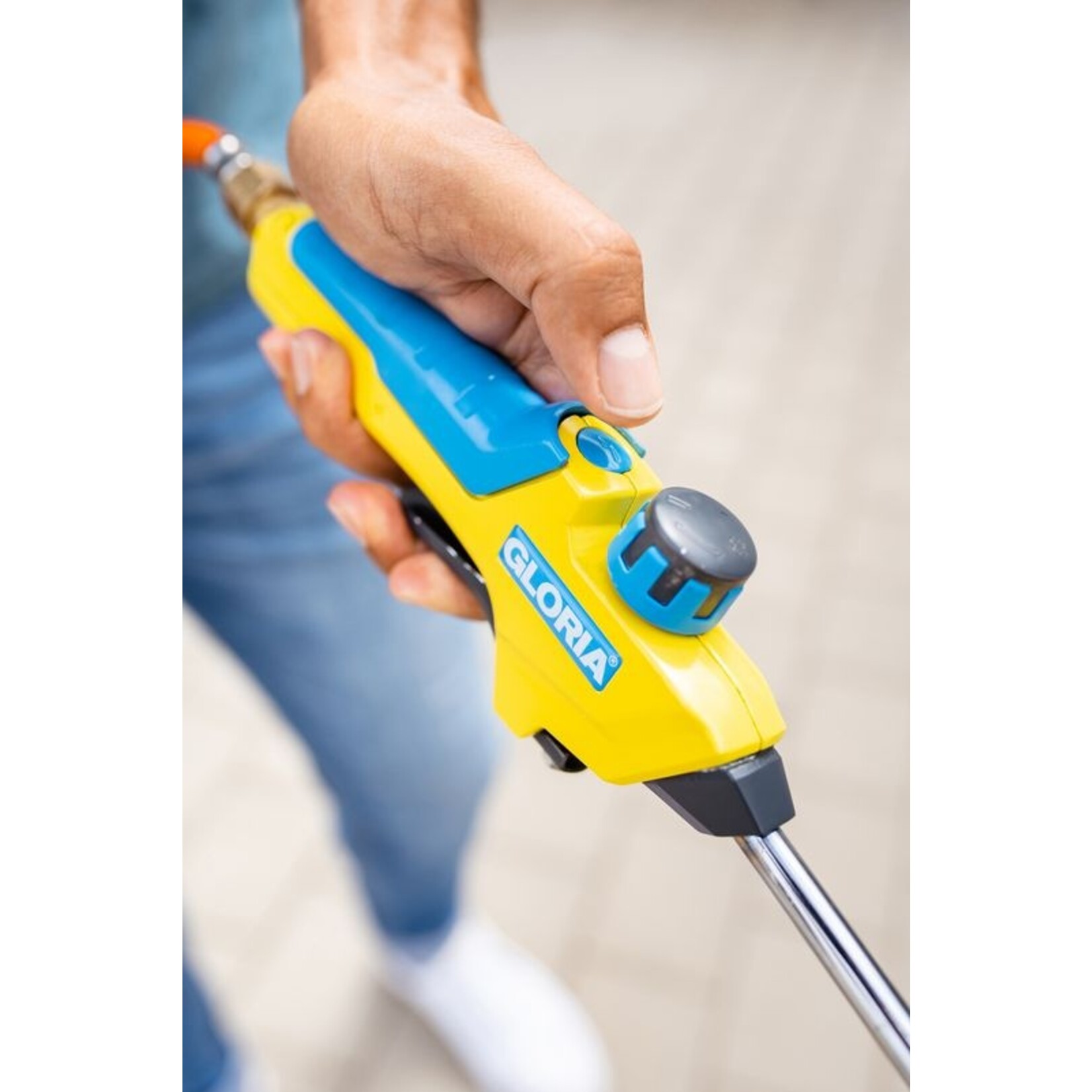 Gloria Onkruidbrander Bio Professional E+ Turbo Set met ontsteking en  drukregelaar