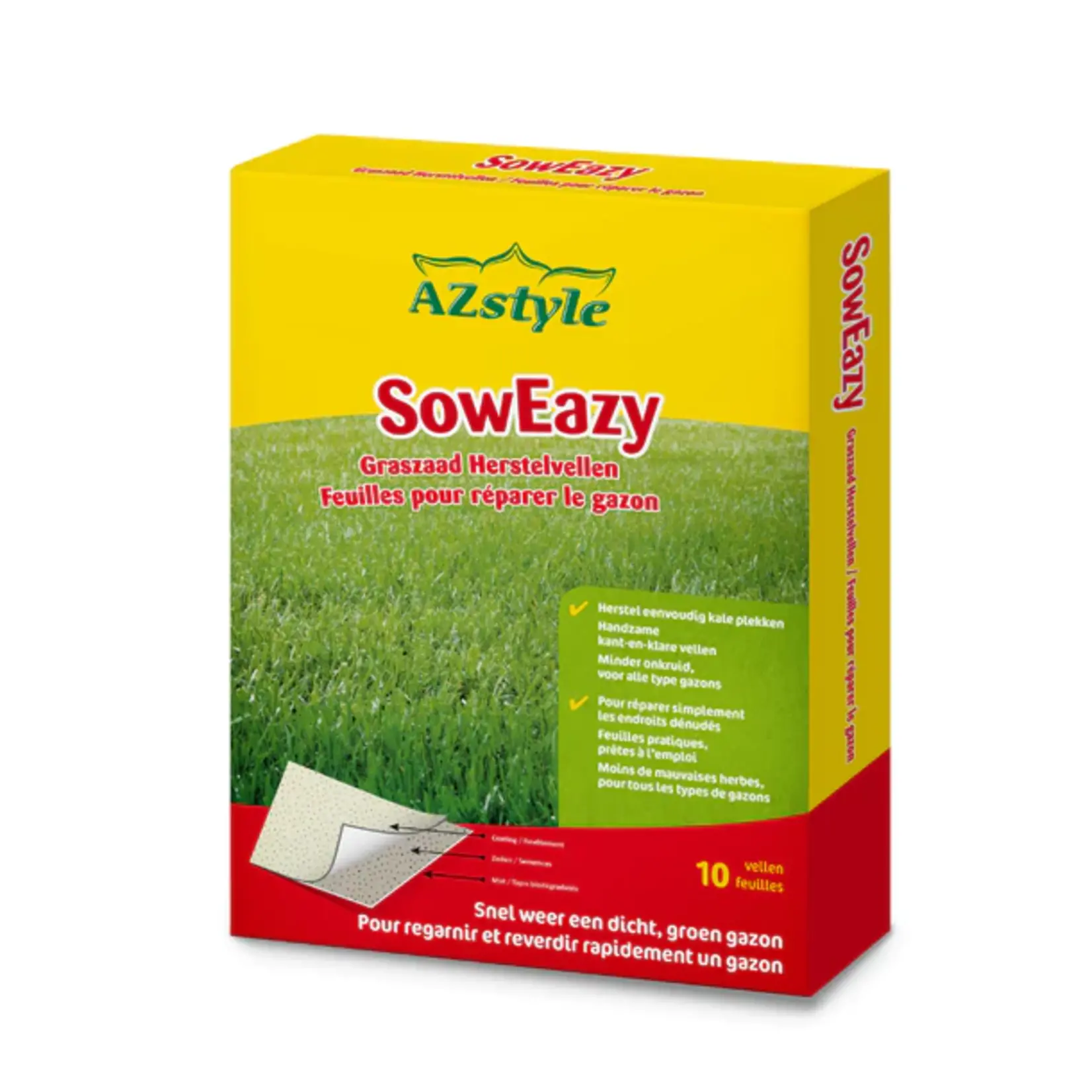 ECOstyle SowEazy Graszaad Herstelvellen 10 stuks