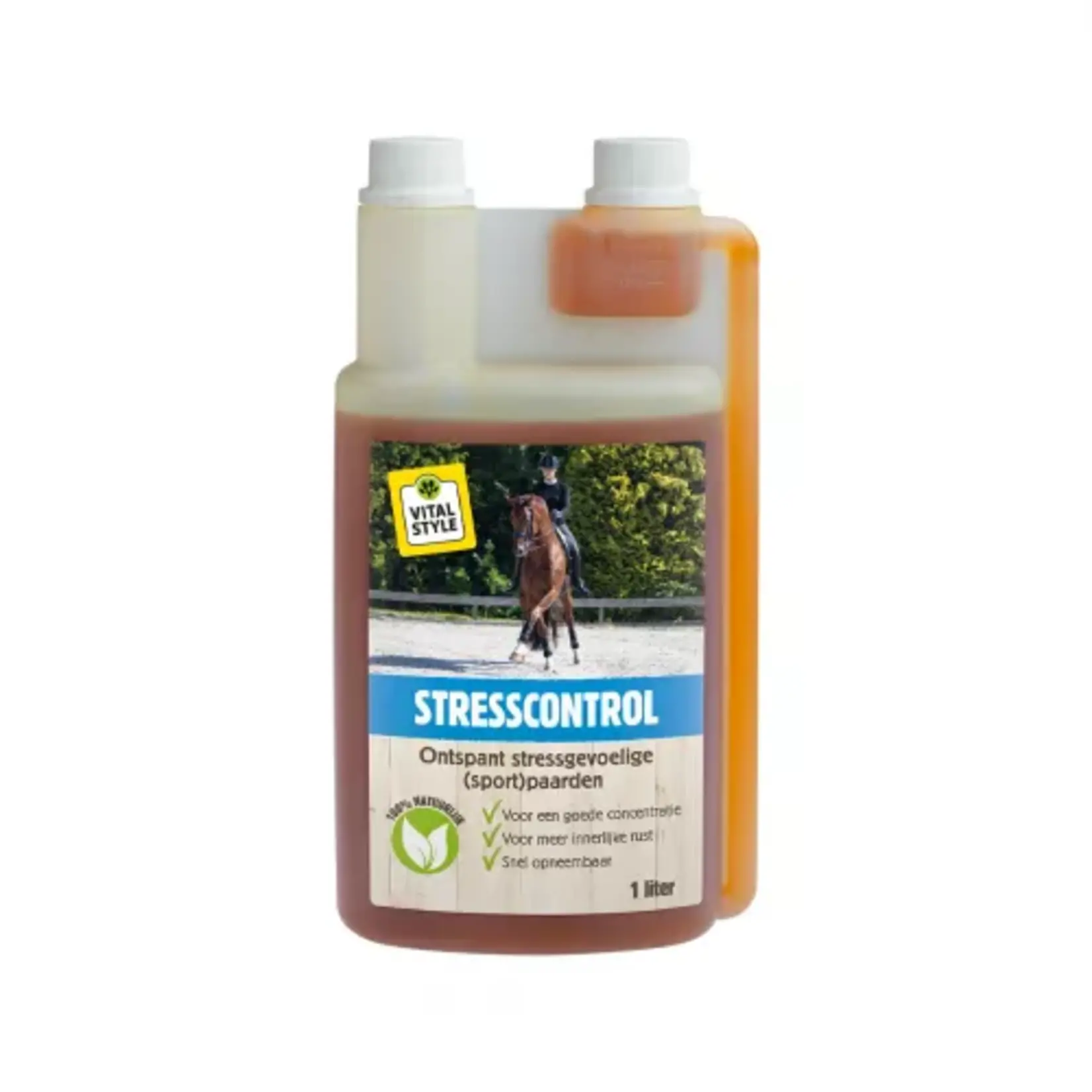 VITALstyle StressControl 1 liter tegen stress bij paarden