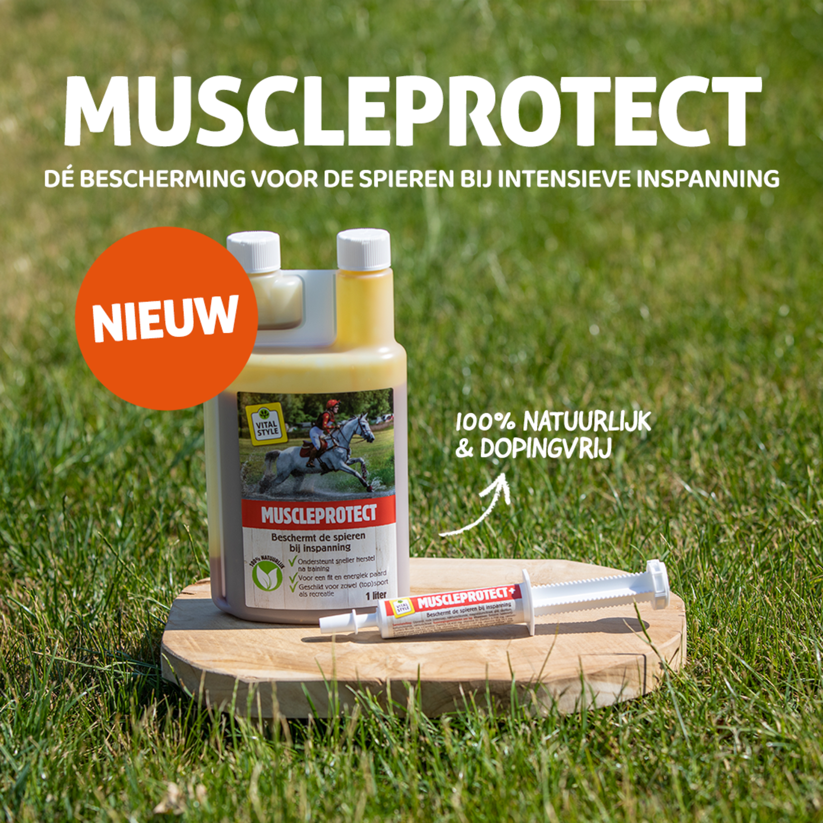 VITALstyle MuscleProtect 1 liter  beschermt de spieren