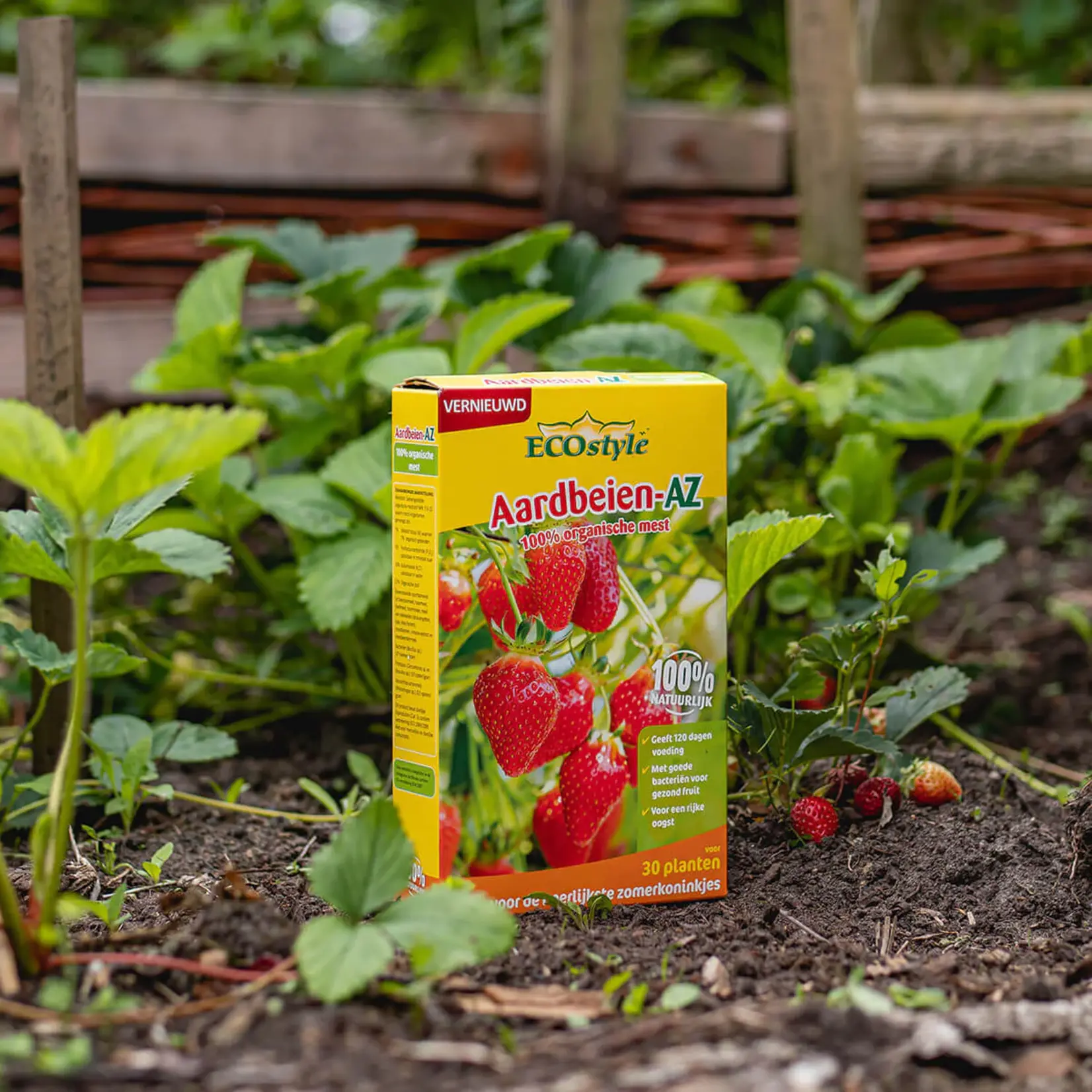 ECOstyle Aardbeien-AZ meststof 800 gram (voor ca. 30 planten)