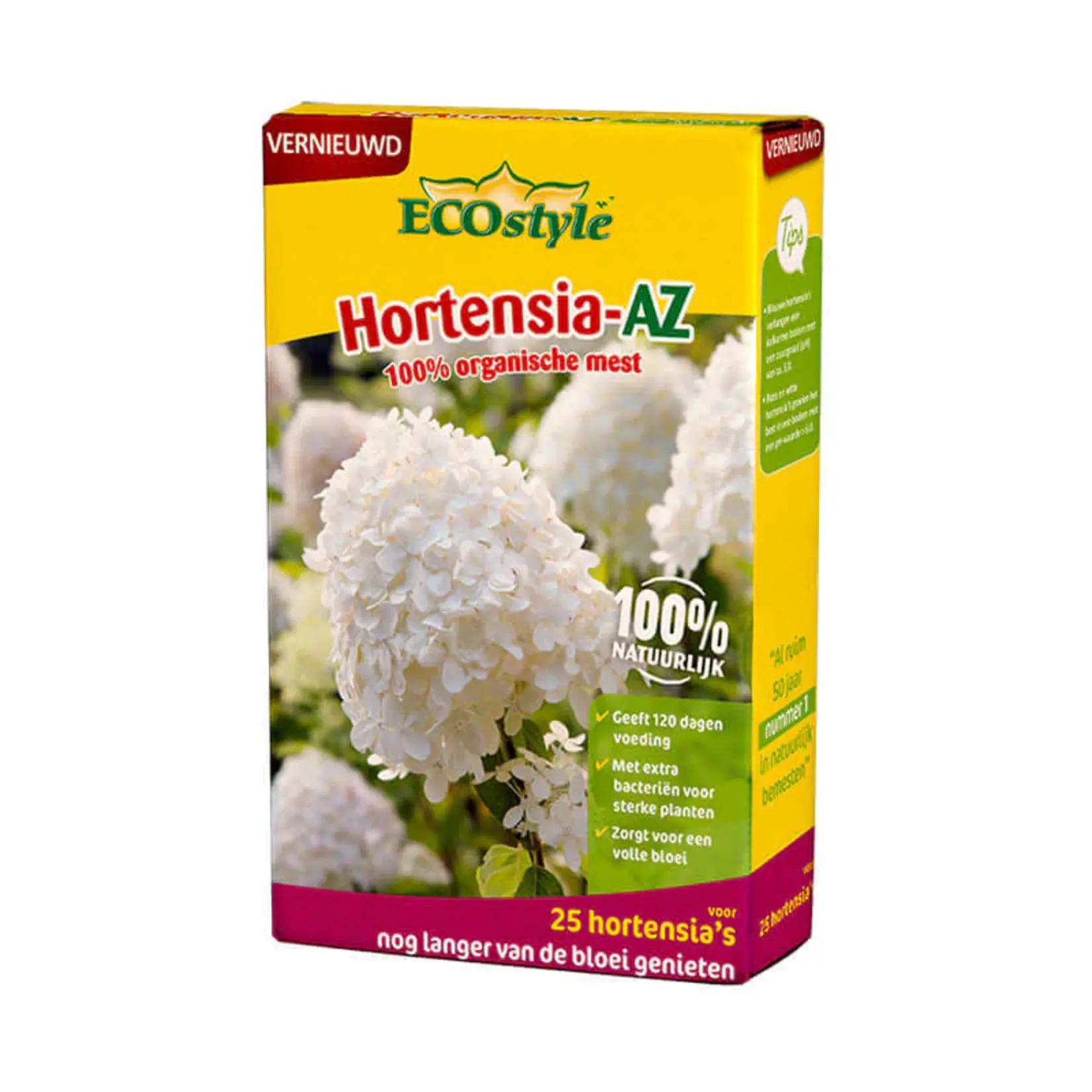 ECOstyle Hortensia-AZ meststof 800 gram (voor ca. 25 planten)