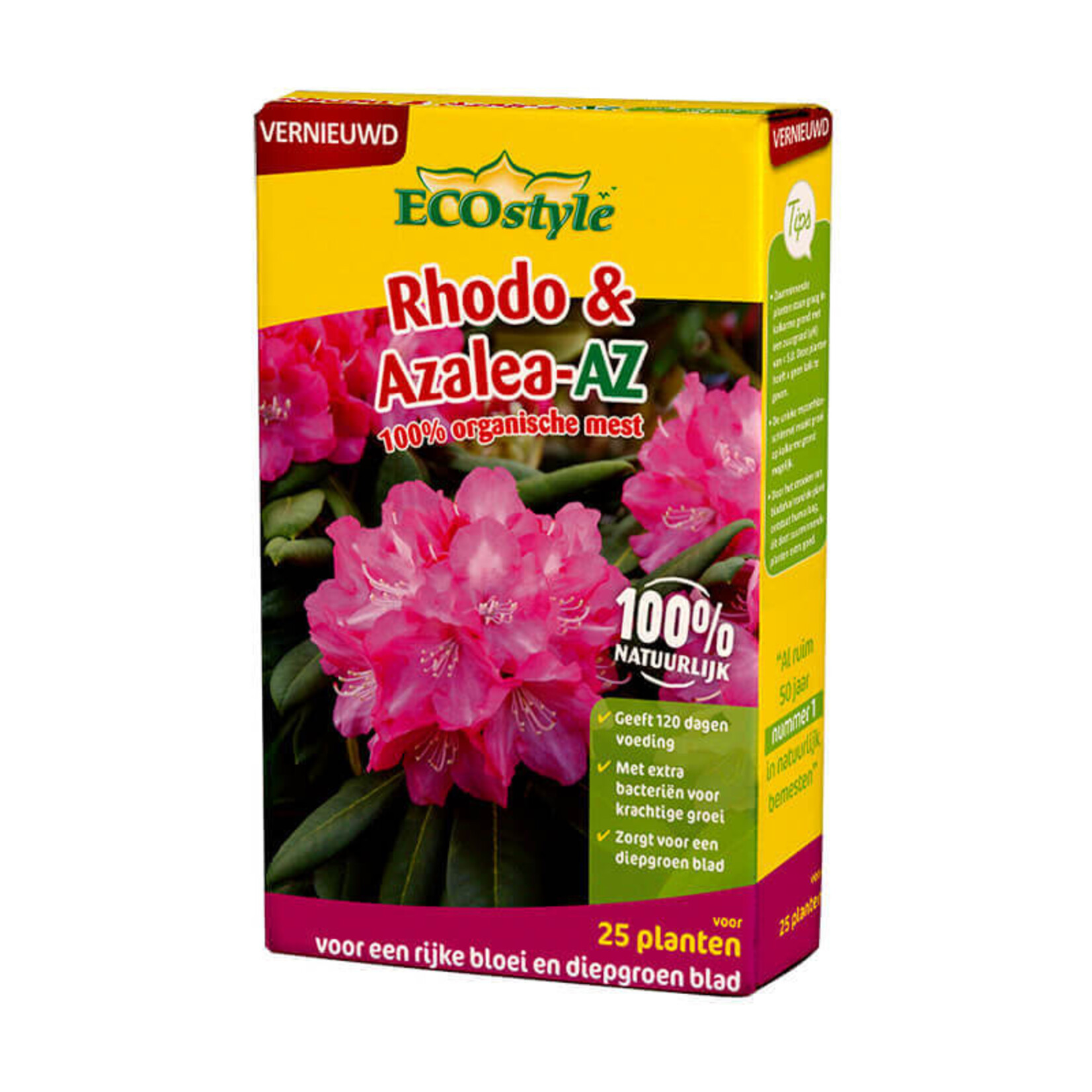 ECOstyle Rhodo & Azalea-AZ meststof 800 gram (voor ca. 25 planten)